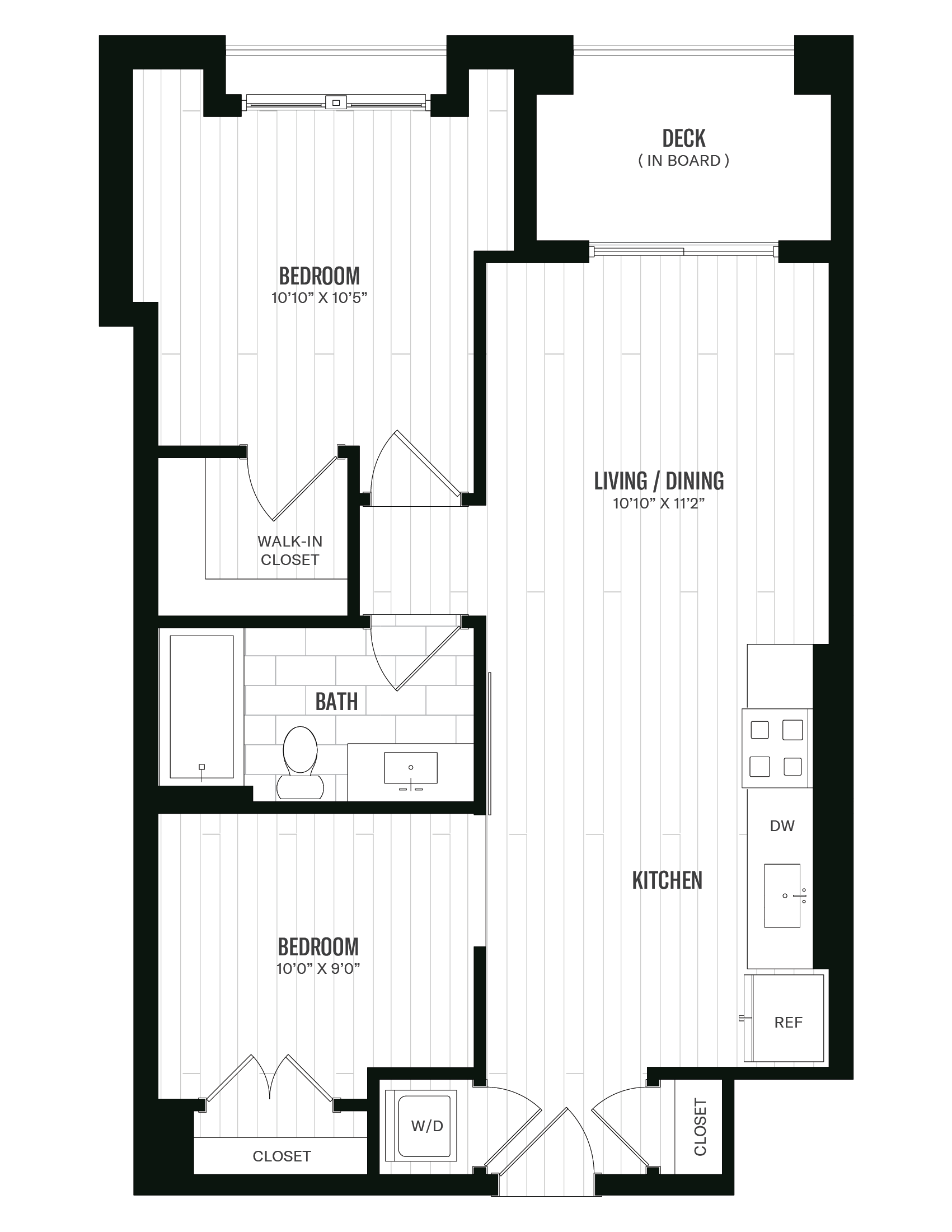 Floorplan image of unit 524